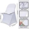 1/2/5 PCS Stretch Spandex Wedding Chair Cover for Weddings Birthdays Parties Events Hotels Banquets