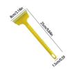 10 Inch Car Snow Shovel Scratch Free Bristle Head Snow Brush Tough Window Snow Scraper  Sturdy Body Ergonomic Grip Ice Scrapers