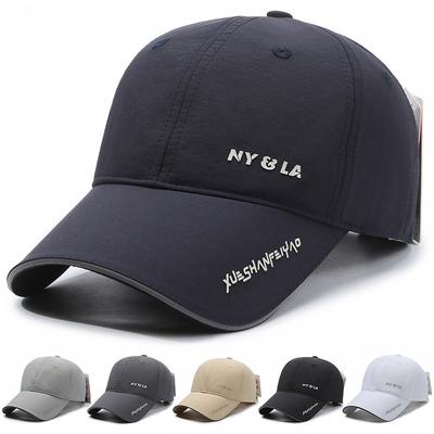 New Embroidery Ball Baseball Cap Sports Sunscreen Men's and Women's Sun Hats Breathable Versatile Casual Duck Tongue