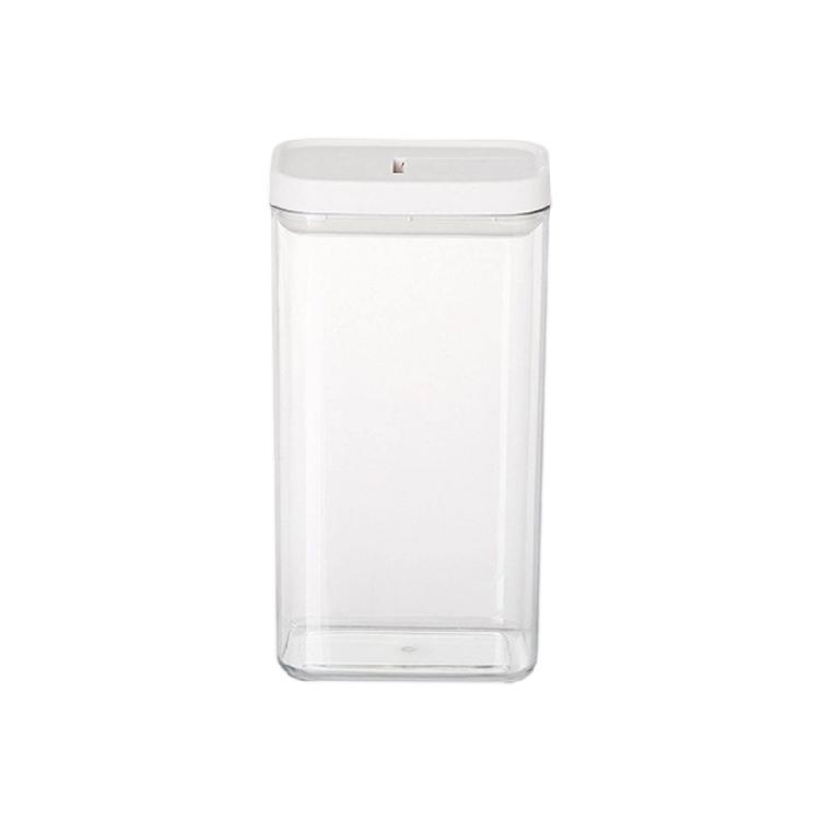 Transparenter Küchenbehälter mit staubdichtem Deckel Lebensmittelgeeigneter Kunststoffbehälter zur Aufbewahrung von Trockenwaren, Müsli, Snacks