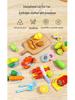 Kids' Supermarket Shopping Cart Stroller & Fruit Cutting Play Set