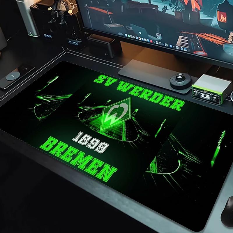 Werder Bremen Mouse Pad Large Gaming Table Cushion Nonslip Laptop Tablet Big Mousepad Xxl Mat Mini Pc Playmat With Lock Edge