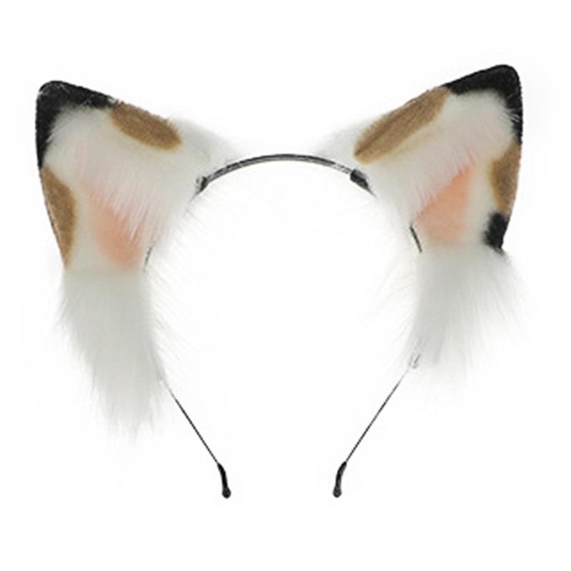 Sexy Foxes Bunny Ear Headband Lolita Cosplay Beast Ears Hair Hoop Anime Cosplay Props Furry Masquerade Party Costume Hairband
