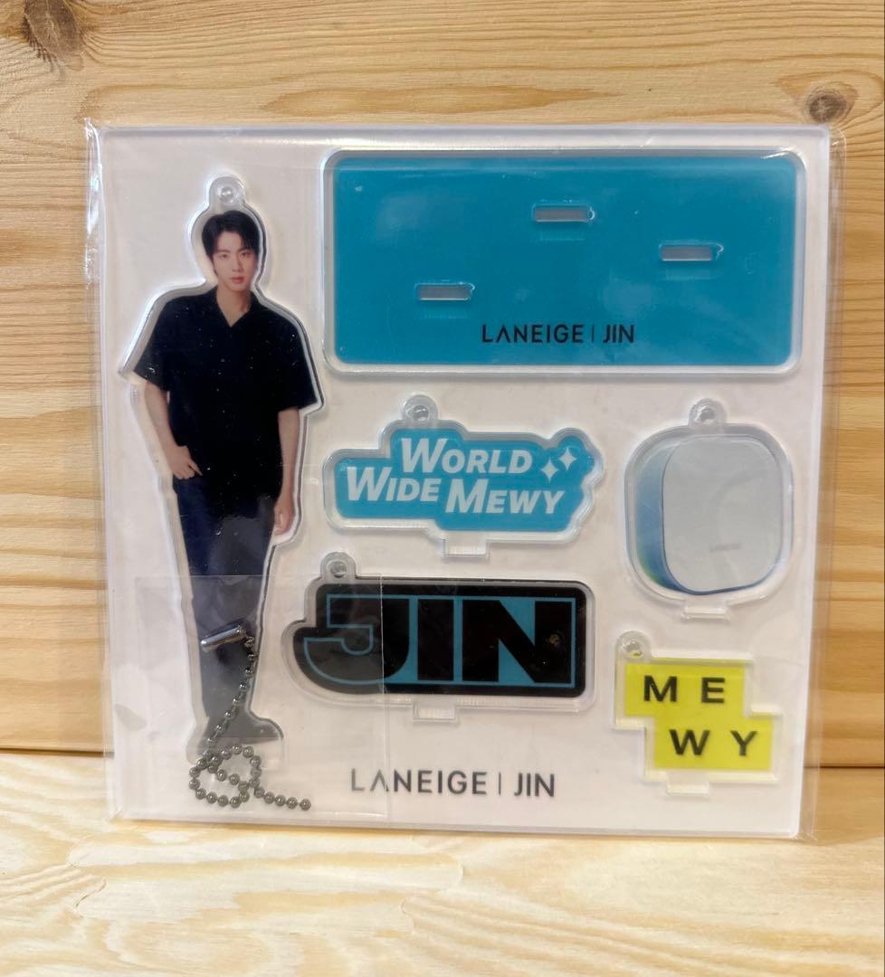 [USED] BTS JIN Laneige collaboration acrylic stand key ring acrylic stand