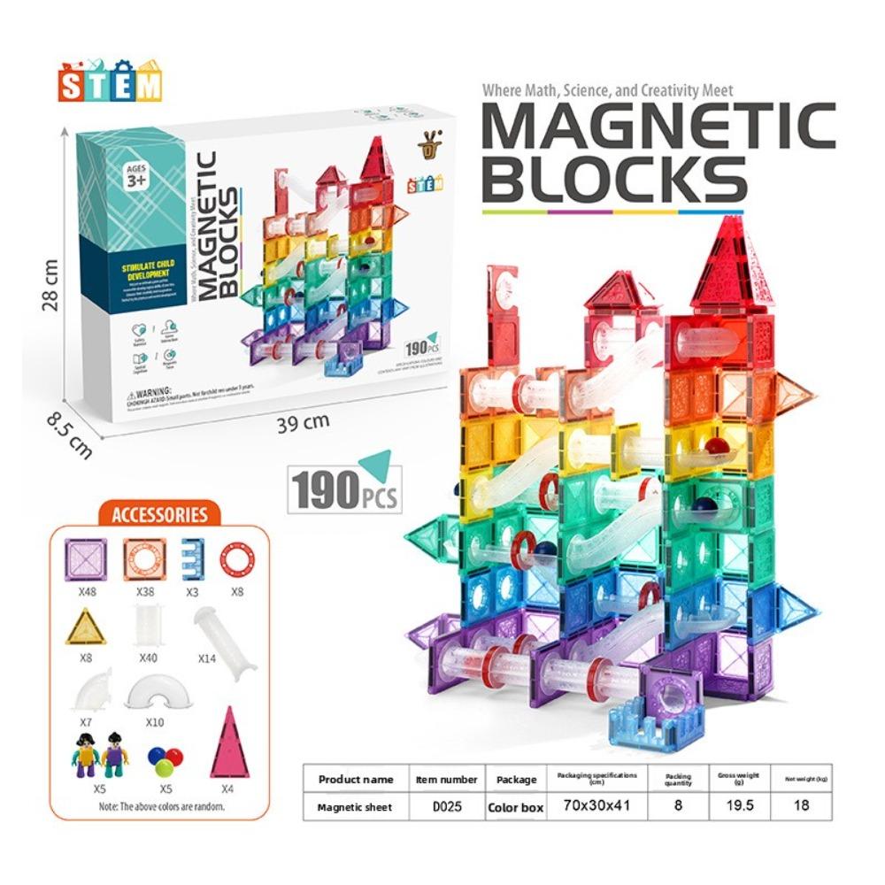Track Magnetic Sheet Magnetic Sheet Building Block Educational Toy Rail Car Magnetic Sheet Magnet Construction Toy