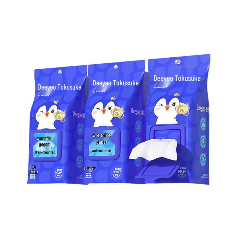 DeYou Flushable Wet Toilet Paper