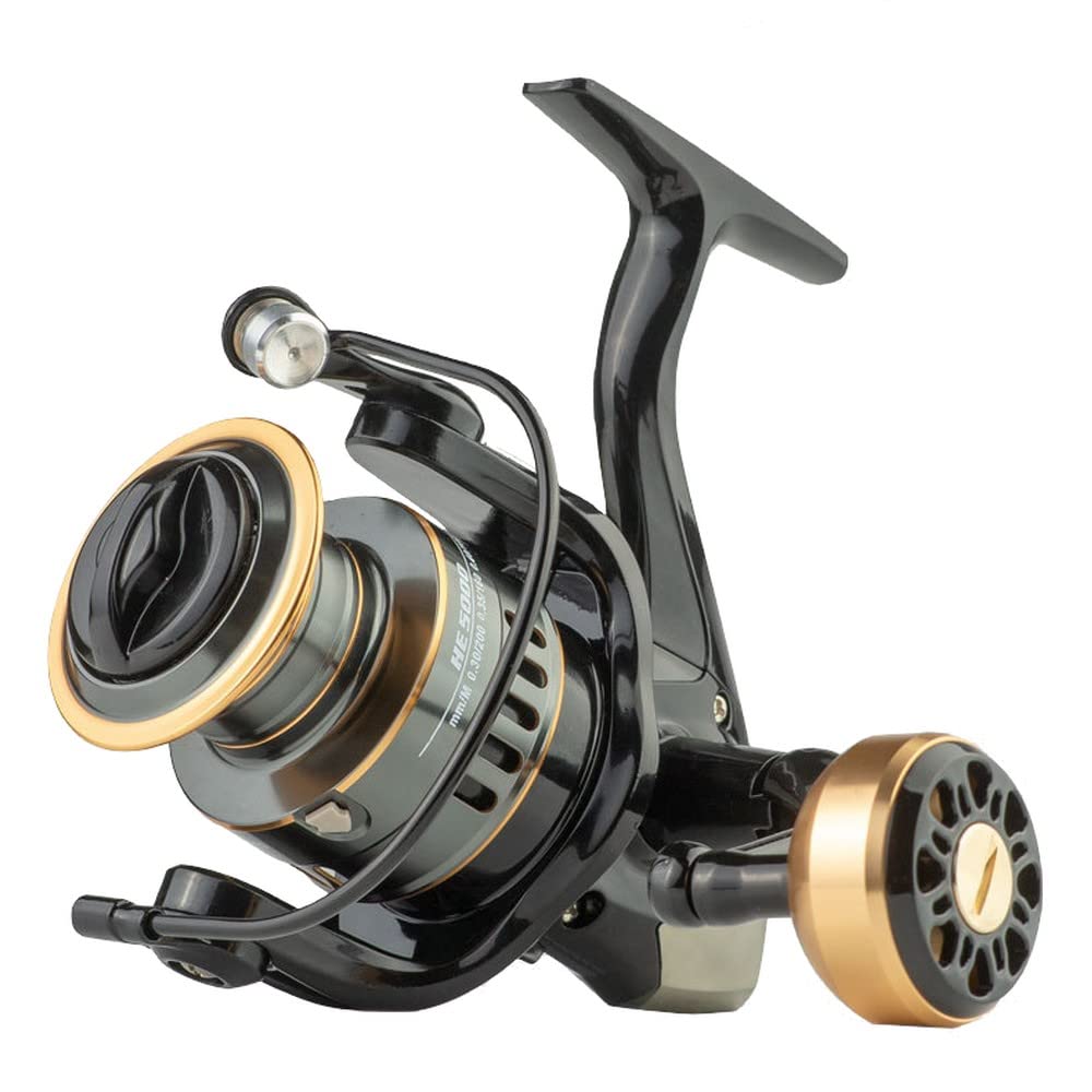 

MUJI Высокоалюминиевая спецификация ручки мощности Алюминиевая шпуля с ЧПУ Передаточное число Устойчивая к соли легкая спиннинговая катушка HS3000v производительность! 5+1BB 5.21