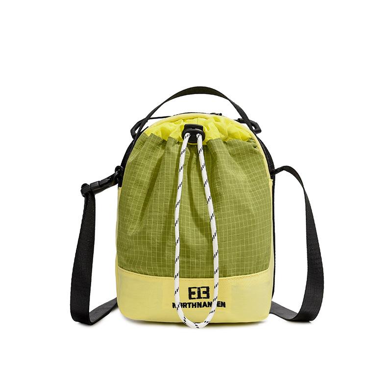 

Повседневные сумки для женщин, Модная простая и универсальная сумка-мешок на шнурке, Уличная портативная сумка кроссбоди для мужчин зелёный