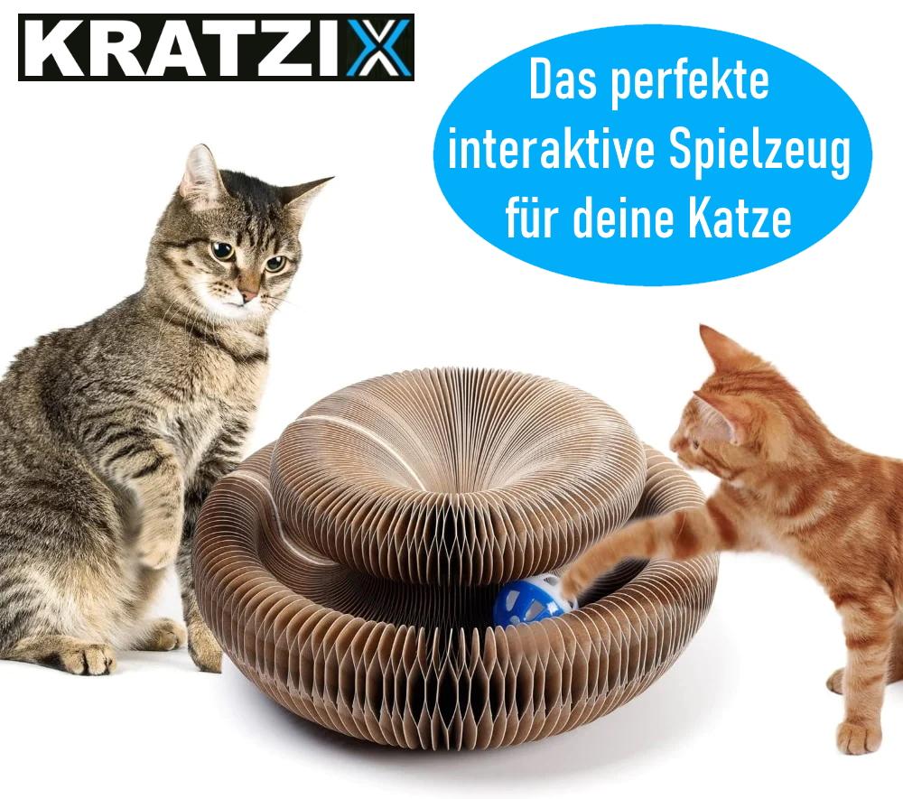 KRATZIX Cat Toy Scratching Toy Scratching Cardboard Cat Scratching Board Foldable Mint