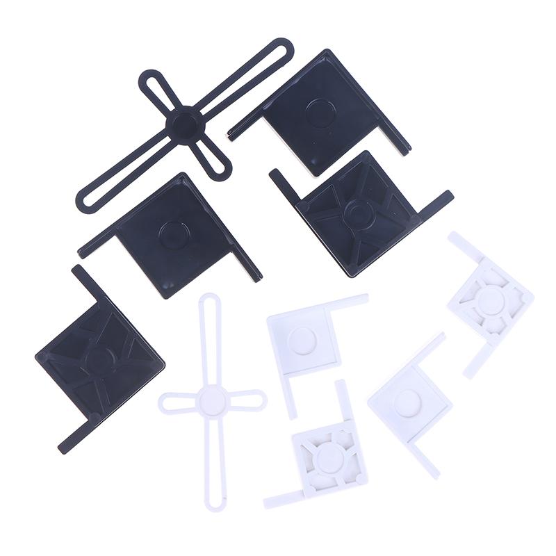 4Pcs/Set Anti-Collision Fish Tank Corner Protector Adhesive Free Protective Cover Safety Bumper Aquarium Fish Tank Accessories