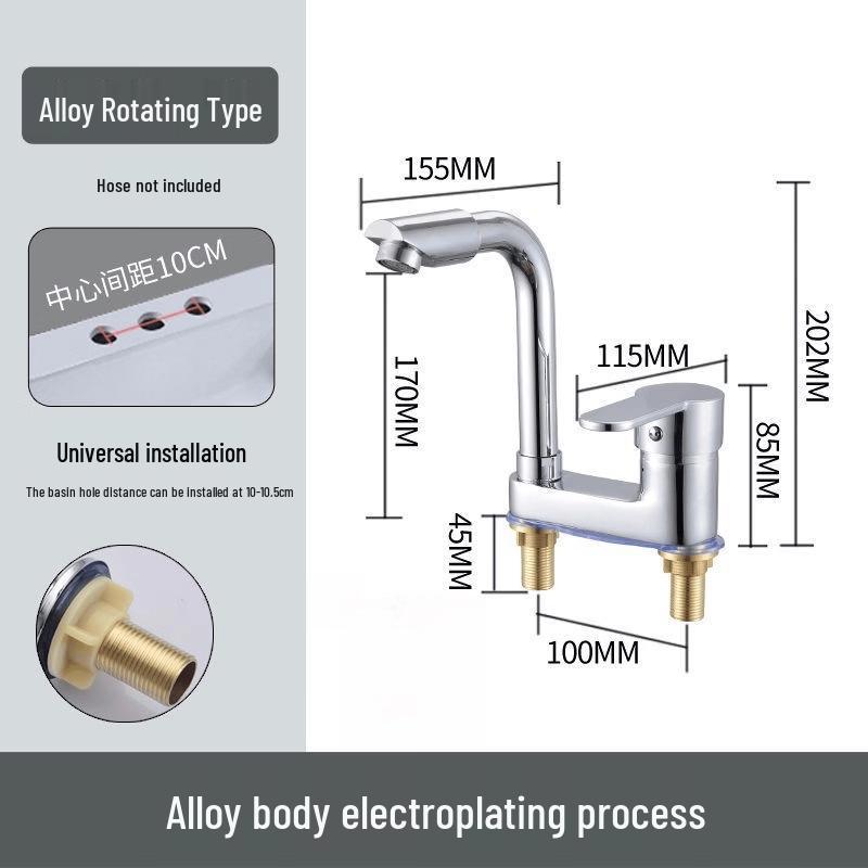 

Handon Alloy Electroplated Rotary Hot & Cold Faucet