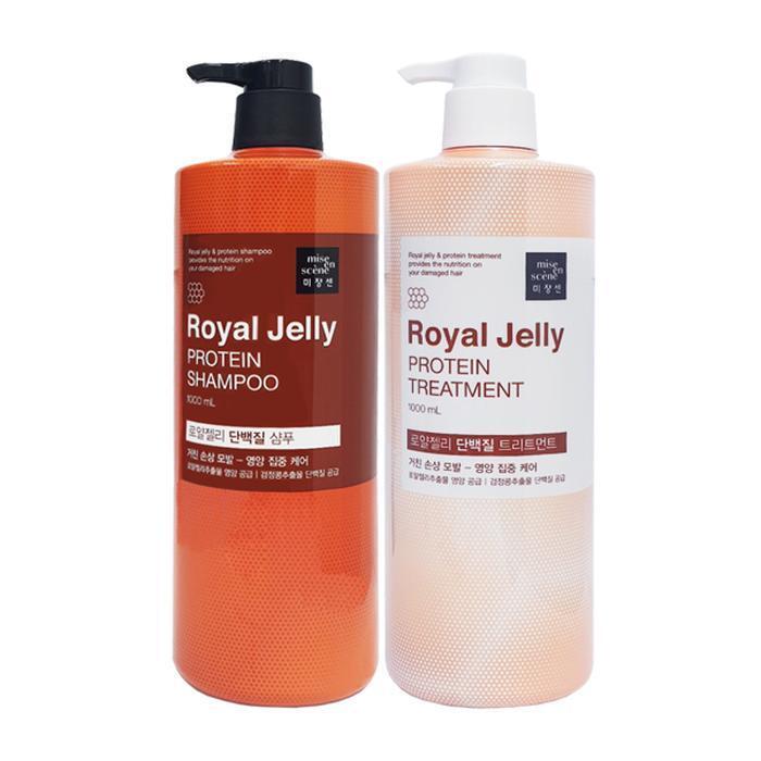 mise en scène Royal Jelly Protein Shampoo 1000ml + Treatment 1000ml (13915049)