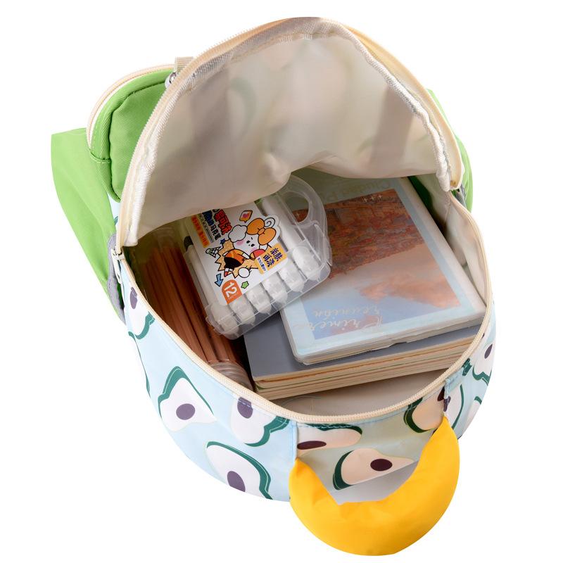 Kindergarten schoolbag children's backpack boys large capacity backpack new cute color matching boys and girls small schoolbag