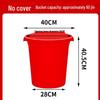 Large Food-Grade Plastic Water Storage Bucket - Extra Capacity & Thickened Design