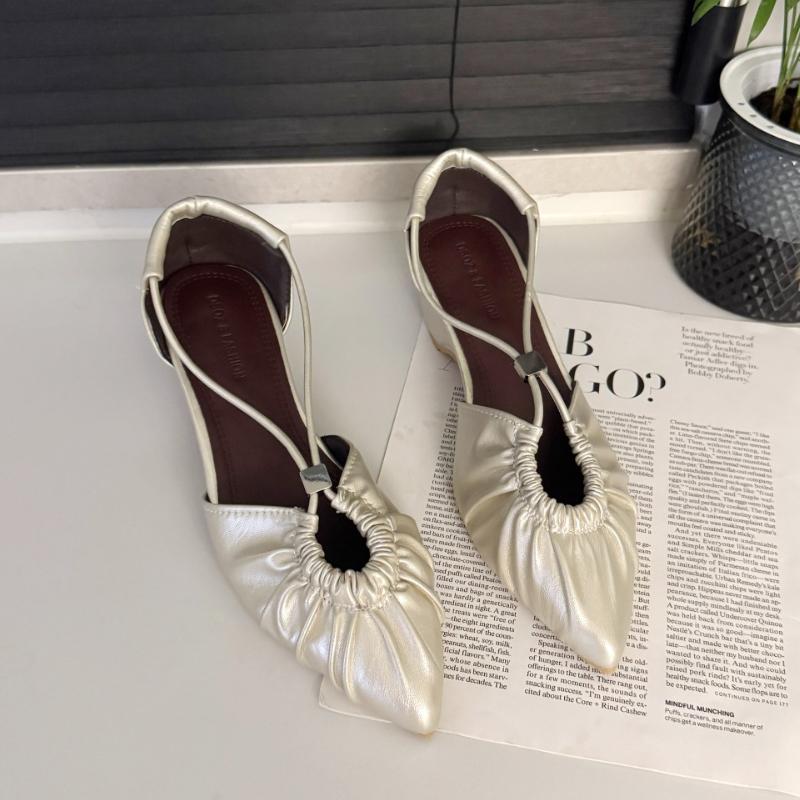 Modedesigner Neu 2025 Damen Sandalen mit Absatz Sexy Spitzschuh Klobige Schuhe Sommerkleid Party Luxus Damenmarken Pumps Sandalias Mujer