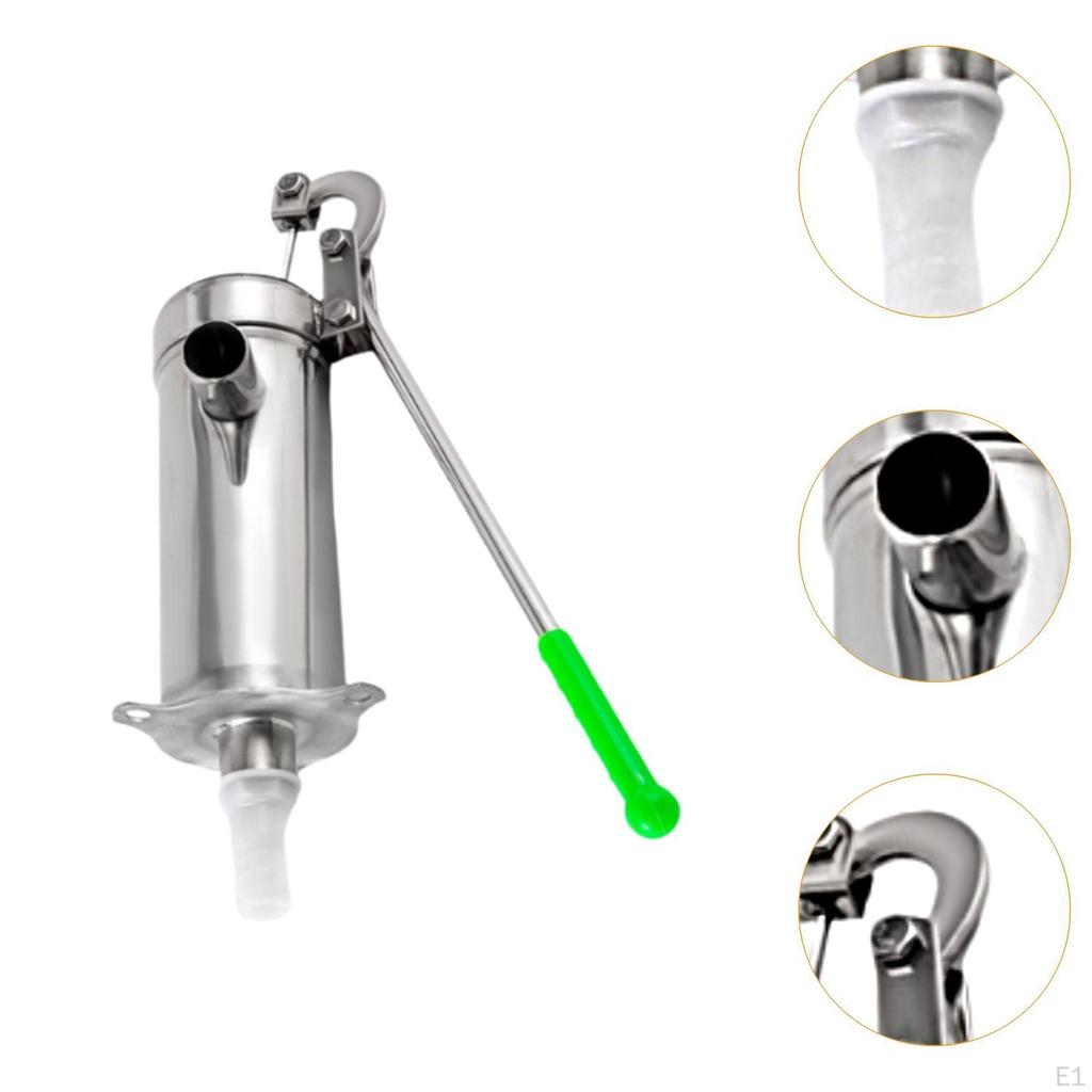 Handbrunnenpumpe Saugset Edelstahl Einfache Montage Länge 25,5 cm für Grundwasser