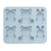 Baking Mold High Temperature Resistance Easy Demoulding Non-stick Reusable Food Grade Make Cakes Animal Bear Shape Chocolate Mold for Bakery