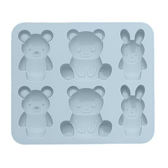 Baking Mold High Temperature Resistance Easy Demoulding Non-stick Reusable Food Grade Make Cakes Animal Bear Shape Chocolate Mold for Bakery