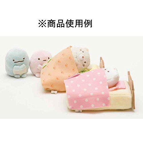 San-X Sumikko Gurashi Mini Plush Bed (Orange) MR71805 - Collectible Kawaii Toy Ideal for Gift