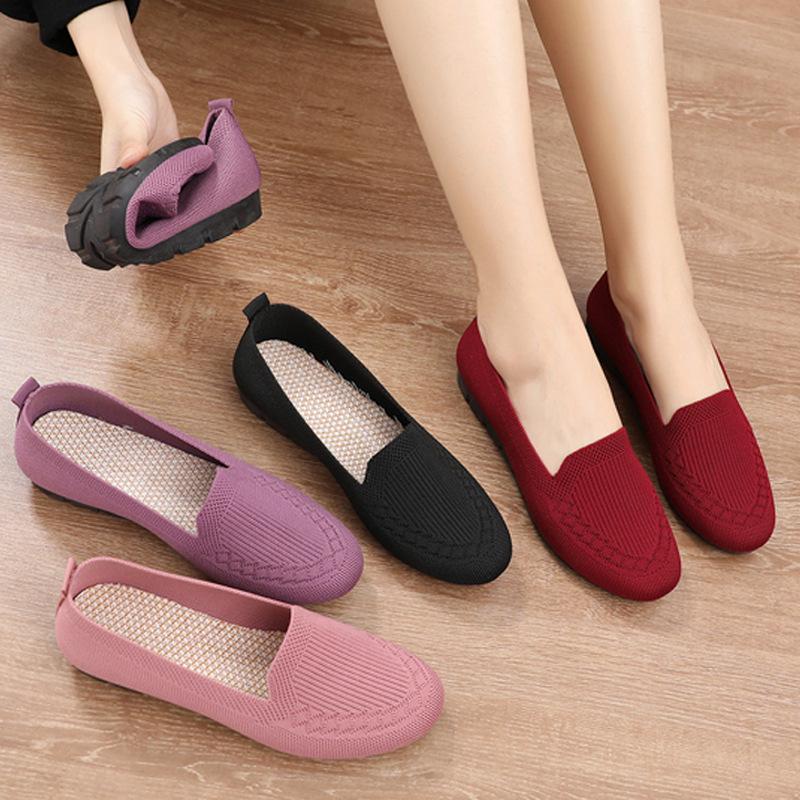 Damen 2025 Slip-on Mom Shoes: Bequeme, rutschfeste, atmungsaktive lässige Mode-Trendschuhe