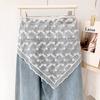 Korean Style Layered Gauze Lace Skirt with Headscarf - Spring/Summer Women's Versatile Short Skirt & Butt Cover