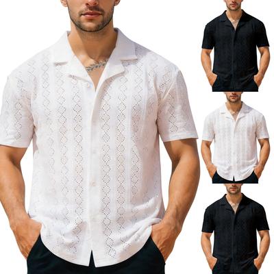 Men's Collared Openwork Outdoor Casual Comfortable Shirt
