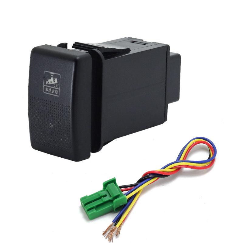 1PC music Radar Parking Sensor speaker Recorder Monitor Front Fog Light Spotlight Switch Button For Great Wall Haval