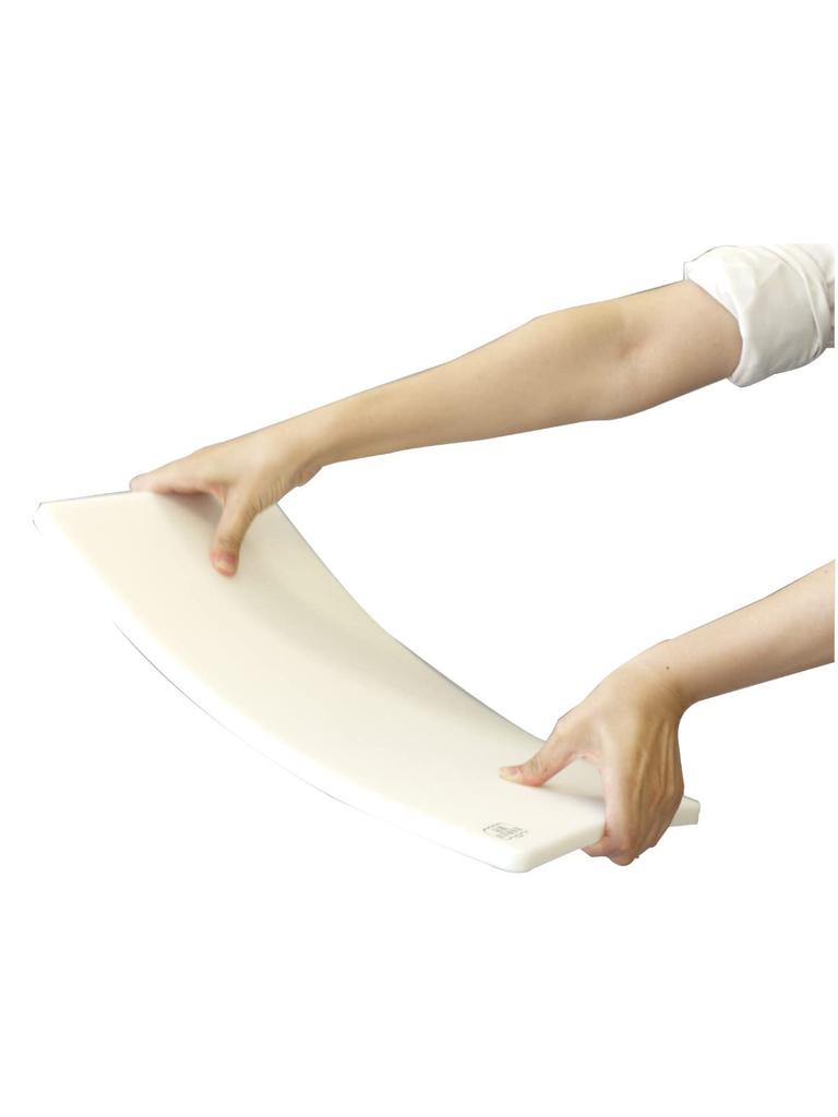 Sanyo Kasei Elastomer Soft Antibacterial Cutting Board White (Large) EKW-L