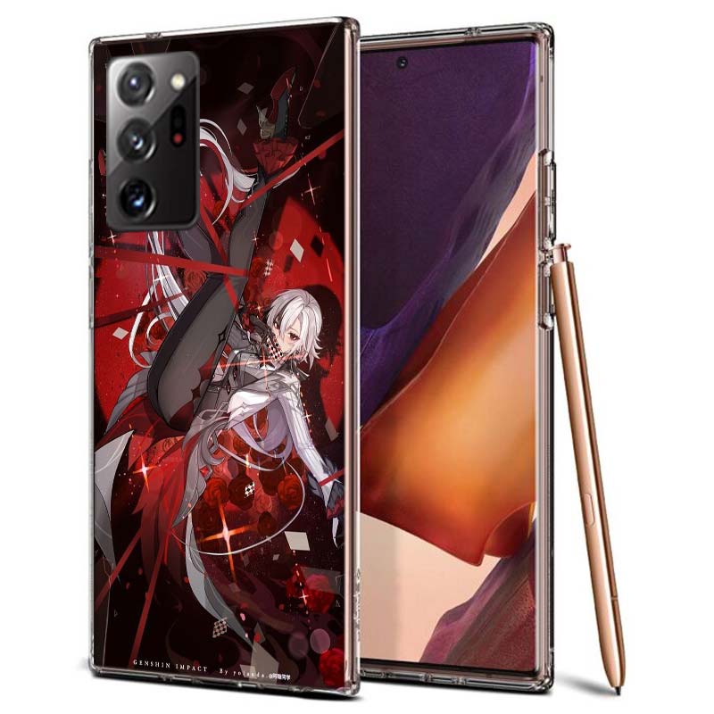 Arlecchino Genshin Impact Phone Case for Samsung A55 A35 A25 A15 A07 A05S A16 A17 A26 A36 A37 A56 A57 Galaxy Note 20 10 A50S A71