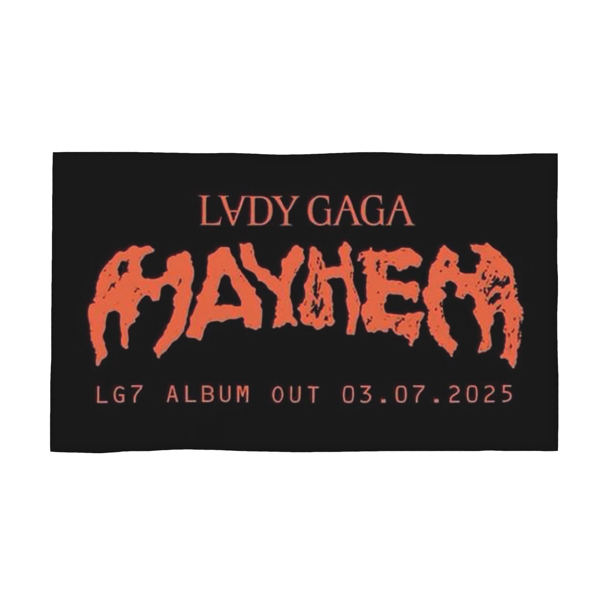 Lady Gaga Mayhem Album Soft Face Towel Quick Dry Pool Bath Cotton Towels Absorbent W30*H60(CM)