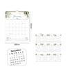 Oil Painting Style 2027 Flower Desk Calendar Foldable English Calendar Double-coil Calendar  Office