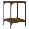 VidaXL Table basse chêne fumé 40x40x55 cm bois d'ingénierie 832825