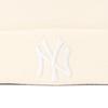 New Era MLB Knit Tonal NY Free Basic Cuff Neyyan Owhi Cap, Color, Off-White, Knit,