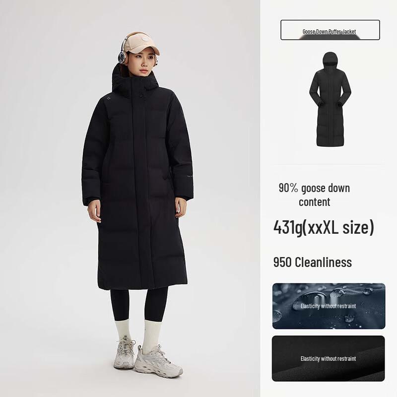 Toread Women's Long Goose Down Winter Parka