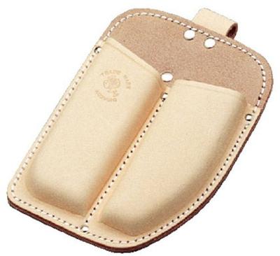 KOZUCHI Tanume Leather Pruning Saw Shears/Folding Case, 2-Row Embossed, SN-25