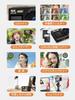 AIMIKE 5K Digital Camera with Smartphone Transfer Dual 64GB MicroSD Card 18x Digital 19 Convenient for Suitable for Kids and Dark Black Function,
