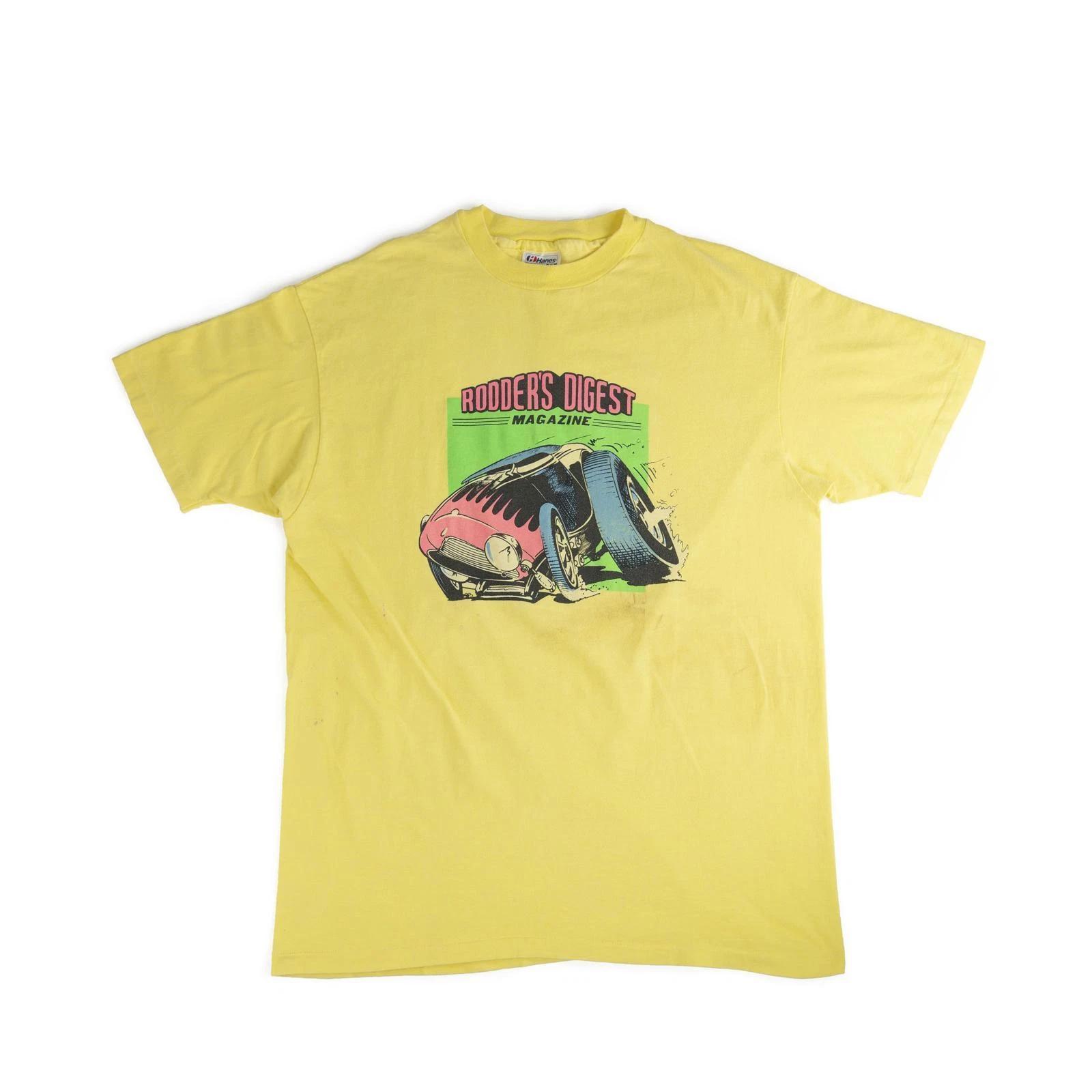 Vintage 1990 s Rodder s Digest Car Magazine Tee Shirt 3XL