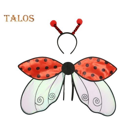 

Крыло божьей коровки для косплея, универсальное крыло для божьей коровки, костюм феи, аксессуары для сценического представления, вечеринок на Хэллоуин, фотореквизит B