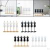 5Pcs Doll Clothes Dress Form Mannequin Mini Holder Stand Support 27.5cm