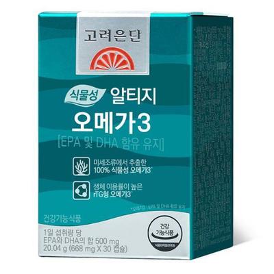 Korea Eundan Vegetable Altige Omega 3 30 Capsules (30 Days’ Supply)