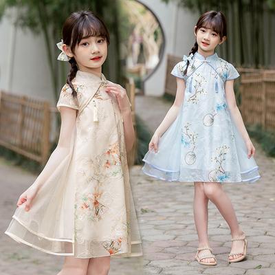 Kızlar için Yeni Çin tarzı Qipao Hanfu Elbise: Geleneksel ve Klasik için mükemmel