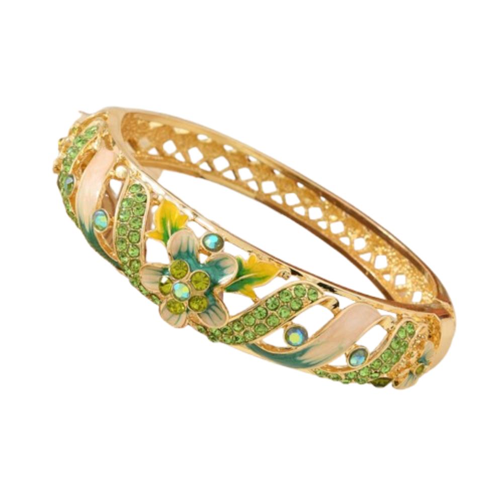 Doppelarmreif Hohlblumenarmreif Chinesisches Damen-Armband Schmuck Geschenke