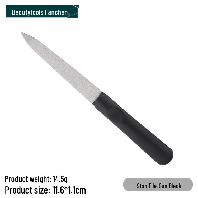 

Двусторонняя мини-пилочка для ногтей из нержавеющей стали для маникюра