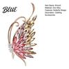 Butterfly Brooch Rhinestone Wing Lapel Pin Sweater Women Cardigan Coat