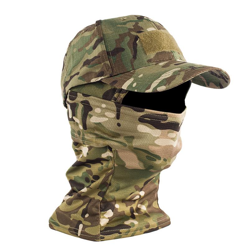 Russian Tactical Camouflage Mask Hat Baseball Cap Beanies Military Army Skullies Unisex Hip Hop Knitted Cap Elastic Outdoor Cap