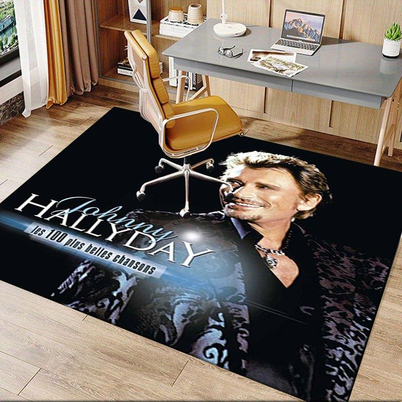 Johnny Hallyday: The 100 Most Beautiful SongsOffice Mat Perfect for Home Decor Office Desk Chair Rugs Chair Carpet for office Polyester Chai