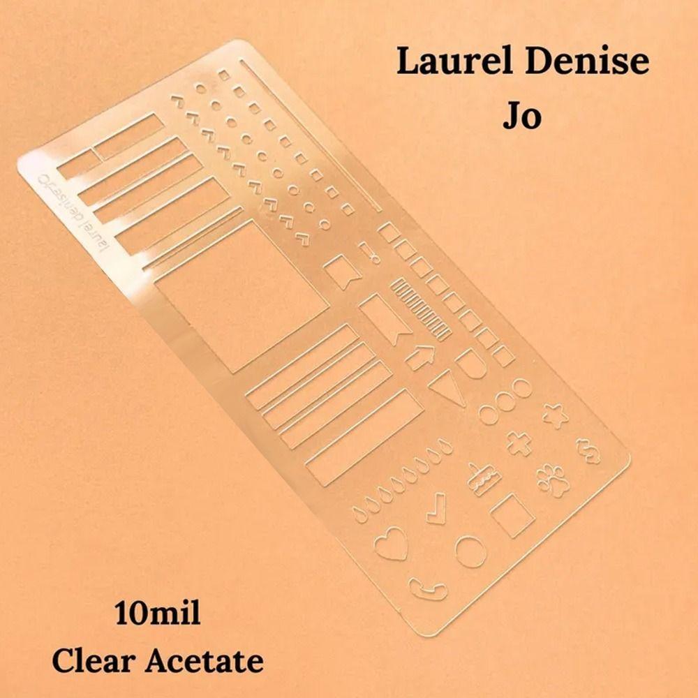 Manual Handmade Flexible Record Template Dot Grid Drawing and List Template  Template Drafting Tool