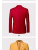 2024 Plus Size Slim Fit Solid Color Business Blazer