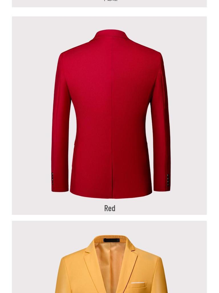 2024 Plus Size Slim Fit Solid Color Business Blazer