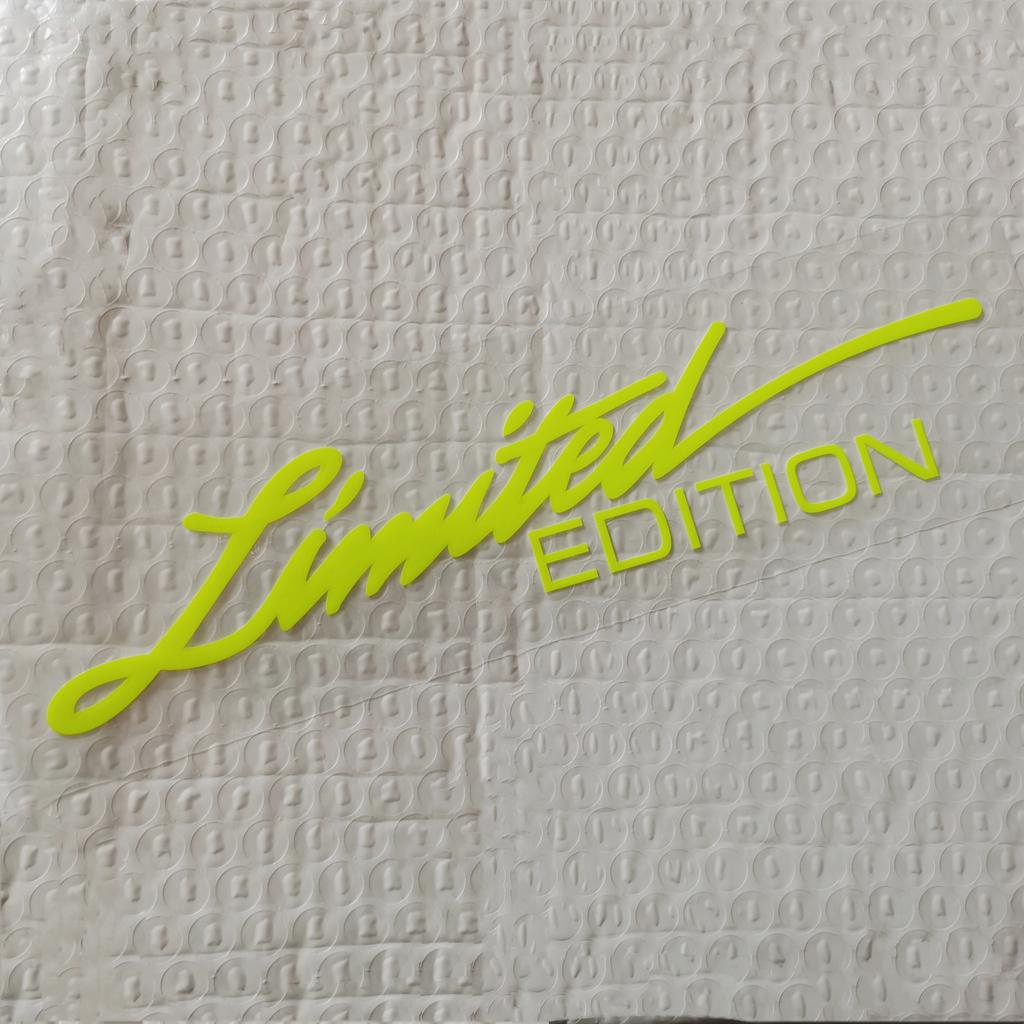 Limited Edition Motorcycle Stickers, Waterproof Reflective Vinyl Decal, Car Body Exterior Styling Accessories